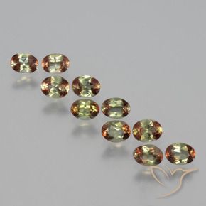1.95 ct natürliche Mehrfarbig Andalusit-Edelsteine, Oval, VS