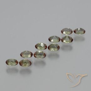 1.95 ct natürliche Mehrfarbig Andalusit-Edelsteine, Oval, VS