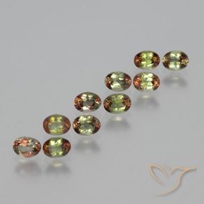 2.12 ct natürliche Mehrfarbig Andalusit-Edelsteine, Oval, VS