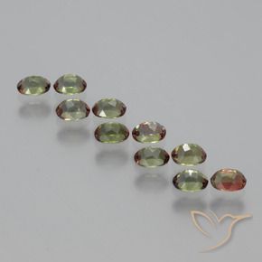 2.12 ct natürliche Mehrfarbig Andalusit-Edelsteine, Oval, VS
