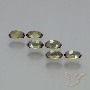 1.64 ct natürliche Mehrfarbig Andalusit-Edelsteine, Oval, VS