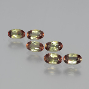 1,54 ct natürliche mehrfarbiger Andalusit-Edelsteine, Oval Schliff, VS
