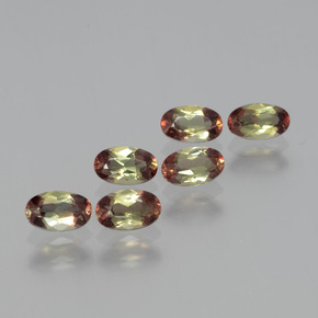 1,54 ct natürliche mehrfarbiger Andalusit-Edelsteine, Oval Schliff, VS