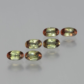 1.60 ct natürliche Mehrfarbig Andalusit-Edelsteine, Oval Schliff, VS