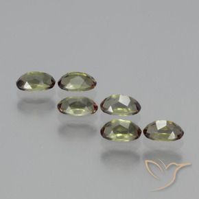 1.71 ct natürliche Mehrfarbig Andalusit-Edelsteine, Oval Schliff, VS