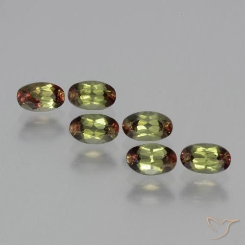 1.68ctw Natürlicher Mehrfarbig Andalusit, Oval, VS