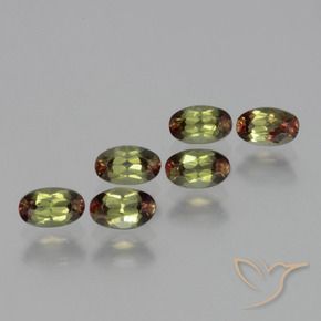 1.68 ct natürliche Mehrfarbig Andalusit-Edelsteine, Oval, VS