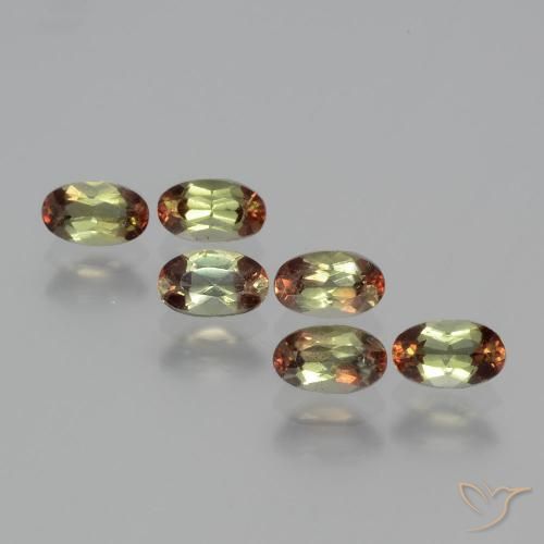 1.57ctw Natürlicher Mehrfarbig Andalusit, Oval, VS