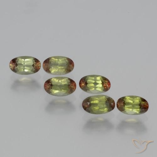 1.72ctw Natürlicher Mehrfarbig Andalusit, Oval, VS