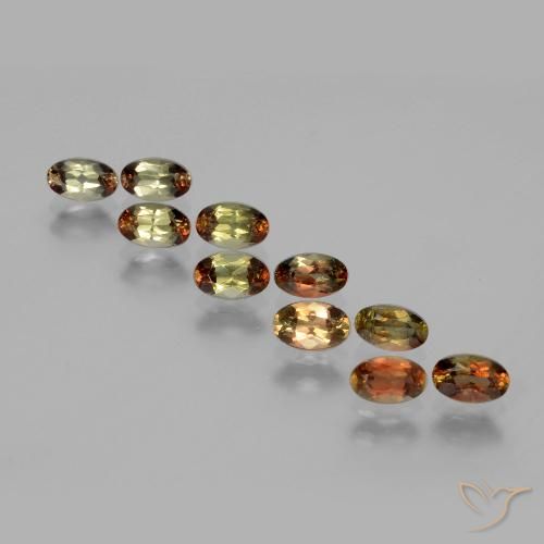 2.84ctw Natürlicher Mehrfarbig Andalusit, Oval, VS