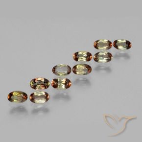 2.55 ct natürliche Mehrfarbig Andalusit-Edelsteine, Oval, VS