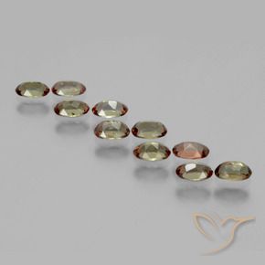 2.55 ct natürliche Mehrfarbig Andalusit-Edelsteine, Oval, VS