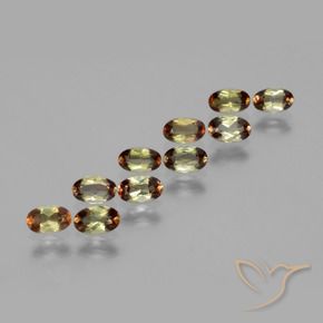 2.25 ct natürliche Mehrfarbig Andalusit-Edelsteine, Oval, VS