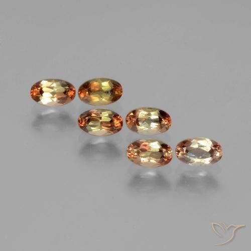 1,82 ct natürliche mehrfarbiger Andalusit-Edelsteine, Oval Schliff, VS