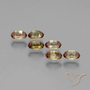 1,82 ct natürliche mehrfarbiger Andalusit-Edelsteine, Oval Schliff, VS