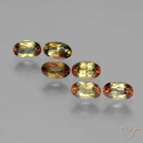 1.80ctw Natürlicher Mehrfarbig Andalusit, Oval, VS