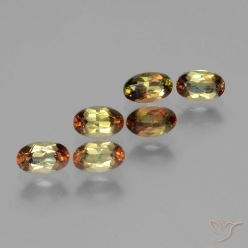 1.80 ct natürliche Mehrfarbig Andalusit-Edelsteine, Oval, VS