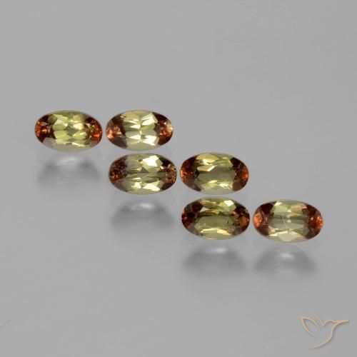 1.62ctw Natürlicher Mehrfarbig Andalusit, Oval, VS