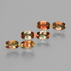 1,51 ct natürliche mehrfarbiger Andalusit-Edelsteine, Oval Schliff, VS