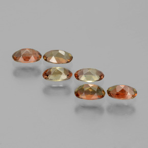 1,51 ct natürliche mehrfarbiger Andalusit-Edelsteine, Oval Schliff, VS