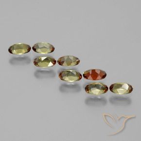 2.03 ct natürliche Mehrfarbig Andalusit-Edelsteine, Oval, VS