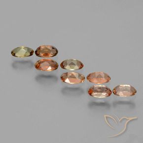 2.19 ct natürliche Mehrfarbig Andalusit-Edelsteine, Oval, VS