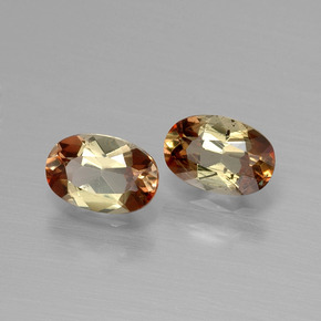  ct natürliche Mehrfarbig Andalusit-Edelsteine, Oval Schliff, VVS-VS