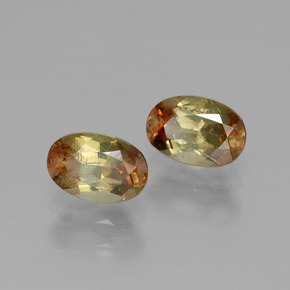  ct natürliche Mehrfarbig Andalusit-Edelsteine, Oval Schliff, VS