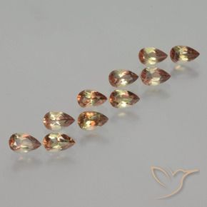 2.20 ct natürliche Mehrfarbig Andalusit-Edelsteine, Birnenform, VS