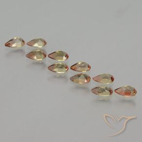 2.20 ct natürliche Mehrfarbig Andalusit-Edelsteine, Birnenform, VS