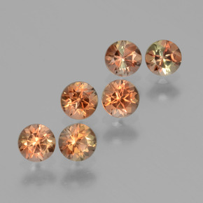 1.17 ct natürliche Mehrfarbig Andalusit-Edelsteine, Rund Schliff, VS