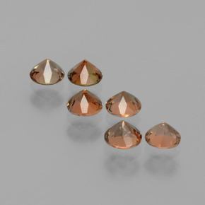 1,16 ct natürliche mehrfarbiger Andalusit-Edelsteine, Rundschliff, VS
