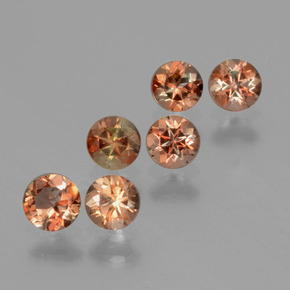 1,20 ct natürliche mehrfarbiger Andalusit-Edelsteine, Rundschliff, VS
