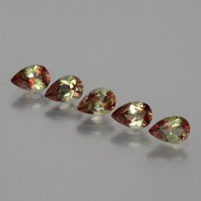 2,16 ct natürliche mehrfarbiger Andalusit-Edelsteine, Birnenform, VS