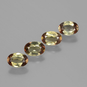 2.08 ct natürliche Mehrfarbig Andalusit-Edelsteine, Oval Schliff, VS