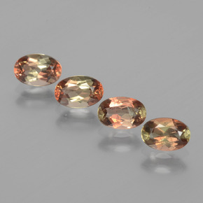 1,90 ct natürliche mehrfarbiger Andalusit-Edelsteine, Oval Schliff, VS