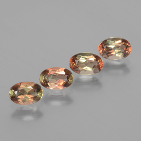 1,90 ct natürliche mehrfarbiger Andalusit-Edelsteine, Oval Schliff, VS