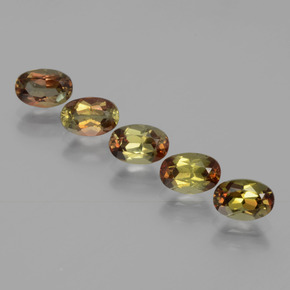  ct natürliche Mehrfarbig Andalusit-Edelsteine, Oval Schliff, VS