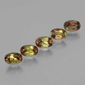  ct natürliche Mehrfarbig Andalusit-Edelsteine, Oval Schliff, VS