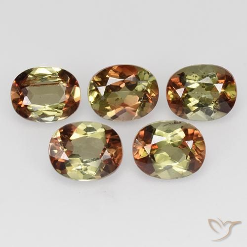 2.06ctw Natürlicher Mehrfarbig Andalusit, Oval, VS