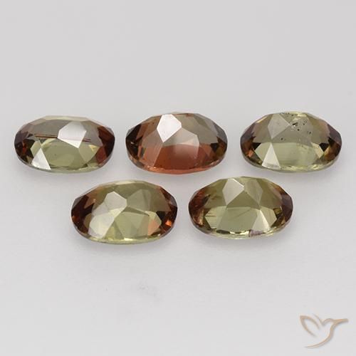 2.06 ct natürliche Mehrfarbig Andalusit-Edelsteine, Oval, VS