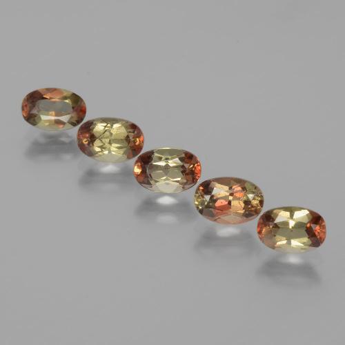 2.62 ct natürliche Mehrfarbig Andalusit-Edelsteine, Oval Schliff, VS