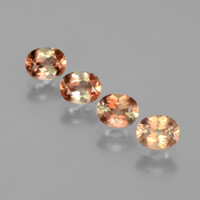 1,76 ct natürliche mehrfarbiger Andalusit-Edelsteine, Oval Schliff, VS