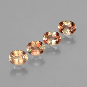 1,76 ct natürliche mehrfarbiger Andalusit-Edelsteine, Oval Schliff, VS