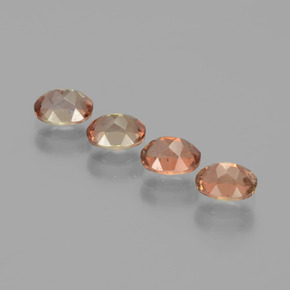 1,76 ct natürliche mehrfarbiger Andalusit-Edelsteine, Oval Schliff, VS