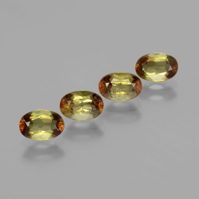 2.08 ct natürliche Mehrfarbig Andalusit-Edelsteine, Oval Schliff, VS