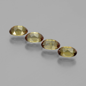 2.22 ct natürliche Mehrfarbig Andalusit-Edelsteine, Oval Schliff, VS