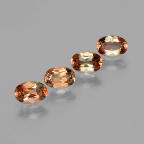 1,97 ct natürliche mehrfarbiger Andalusit-Edelsteine, Oval Schliff, VS