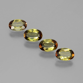 1.59 ct natürliche Mehrfarbig Andalusit-Edelsteine, Oval Schliff, VS