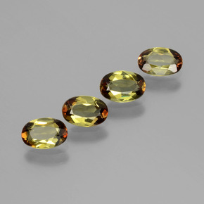 1.59 ct natürliche Mehrfarbig Andalusit-Edelsteine, Oval Schliff, VS